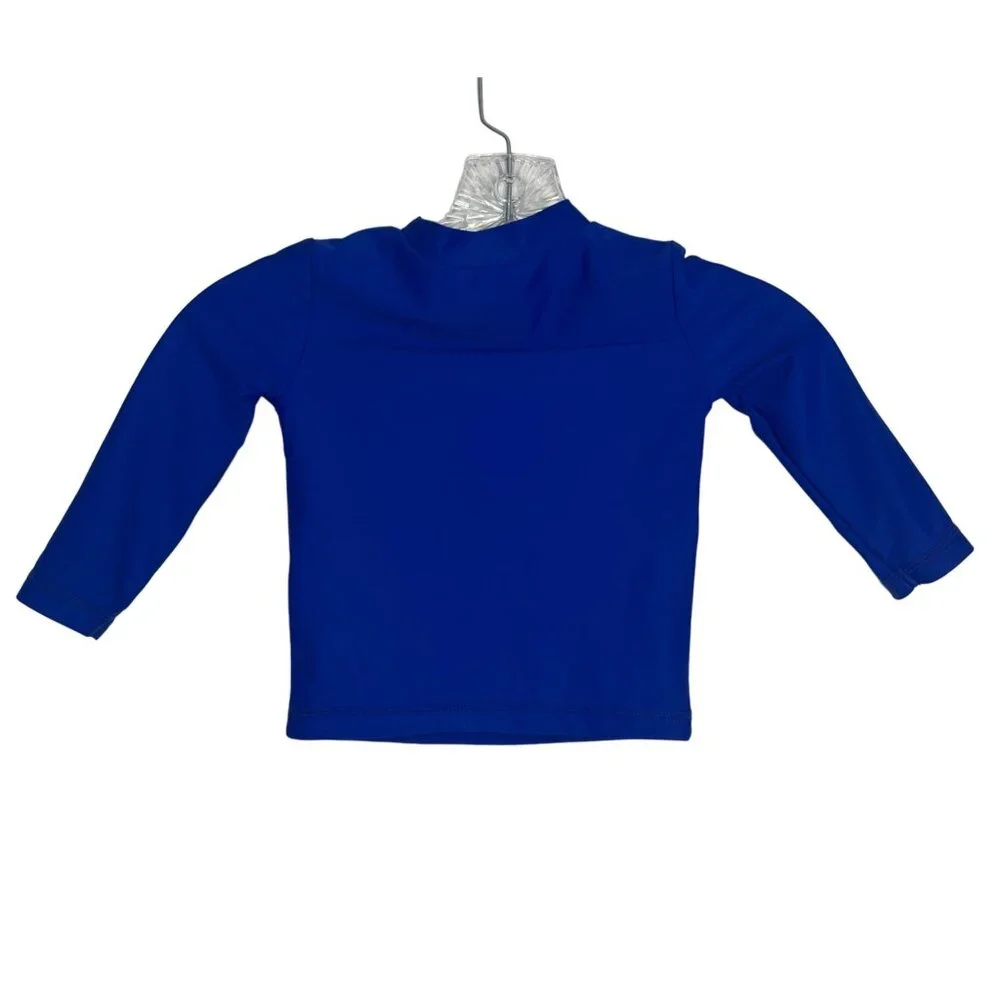 Carters Just One You Baby Boys Long Sleeve Rash Guard Jawsome Blue Size 18M - Picture 2 of 6